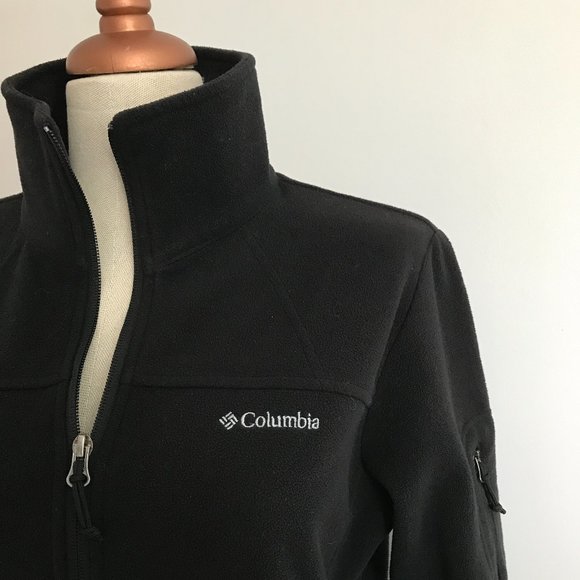 Columbia - Black kids Fleece Jacket - Picture 2 of 7